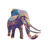 davewestall art elephant burningman tahoe Sticker