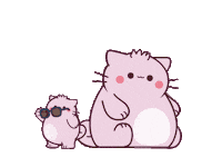 Cat Love Sticker by Pembe