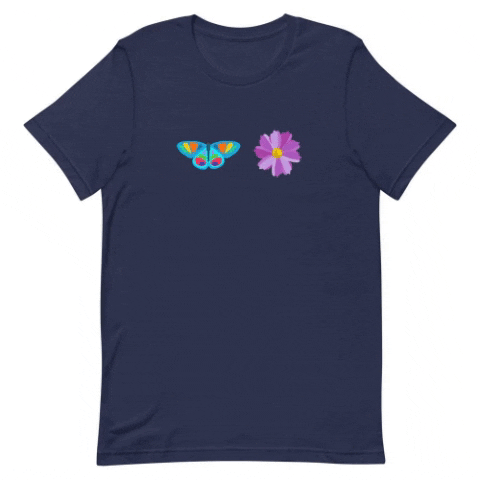 PikaProducts giphygifmaker flower butterfly diversity GIF