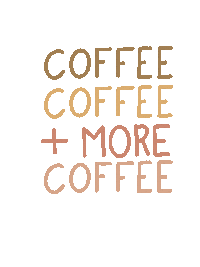 helloilo coffee cafe lettering handmade Sticker