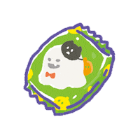 Happy Food Sticker