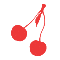 Cherry Sticker by Serotina Media