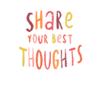 fashionpotluck thinking support share content Sticker