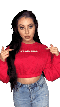 iamsavannahg good pointing taphere sweatshirt Sticker