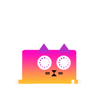 Cat Lay Down Sticker