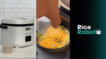 Broccoli Cheddar Rice. One Button. | Rice Robot