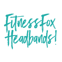 fitnessfox fitnessfoxsummer Sticker by Fitness Fox Headbands