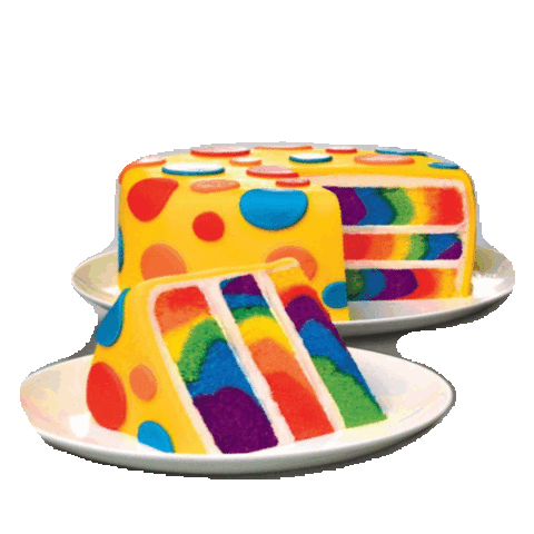 rainbow cake STICKER by imoji