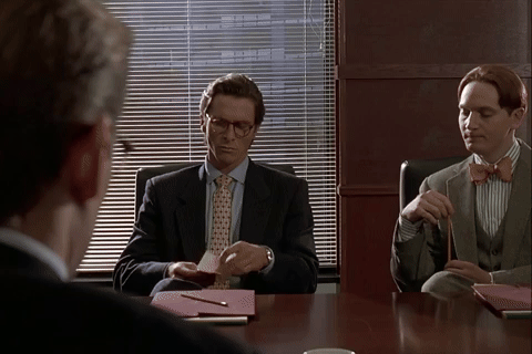 manicvelocity giphyupload delete american psycho delete this GIF