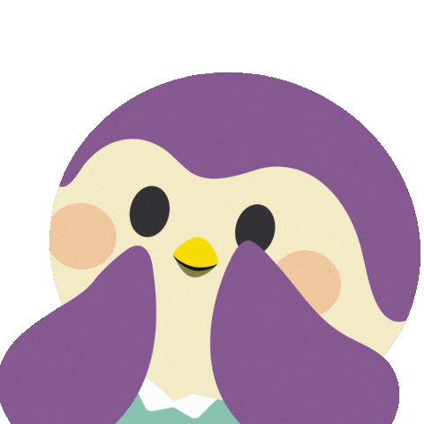Happy Penguin Sticker by Finch Care