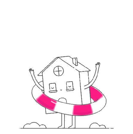 Animated house greeting