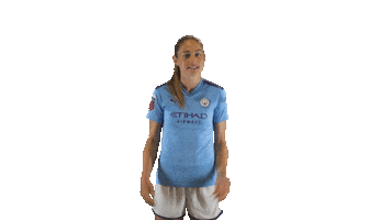 Manchester City Shrug Sticker by Barclays FAWSL