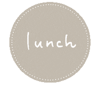 Lunch 文字 Sticker
