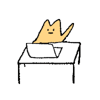 Cat 打字 Sticker