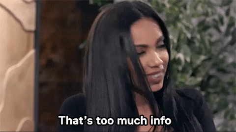 love and hip hop that's too much info GIF by VH1