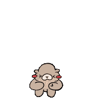 Happy Jump Sticker by Ottie and Otter
