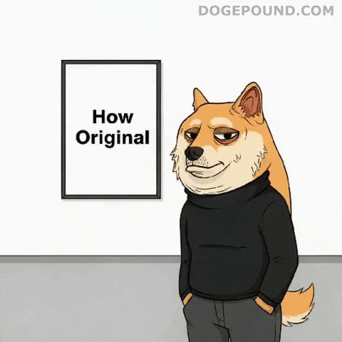 Bored Art Gallery GIF by Doge Pound