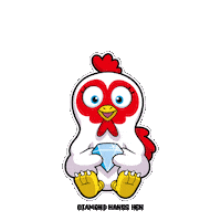 Chicken Diamond Sticker by VeeFriends