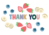 Banana Thank You Sticker by Gratefood Co.