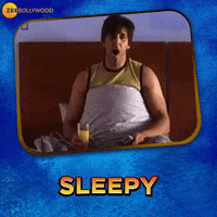 tired sleep GIF by Zee Bollywood