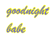 Goodnight Babe Sticker by Alissandra