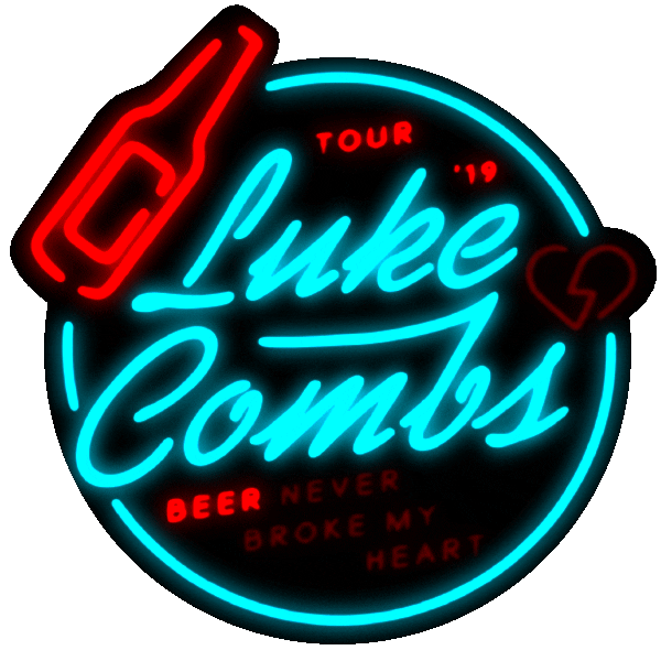country music tour Sticker by Luke Combs