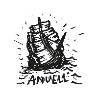 anuell_official sea boat ship anuell Sticker