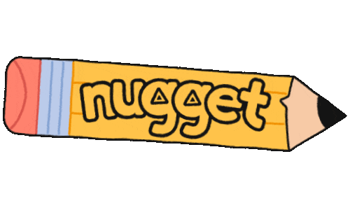 Pencil Nuggetcomfort Sticker by Nugget