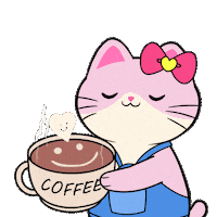 Good Morning Sticker by Silly Kitties