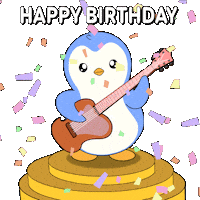 Happy Birthday Sticker by Pudgy Penguins