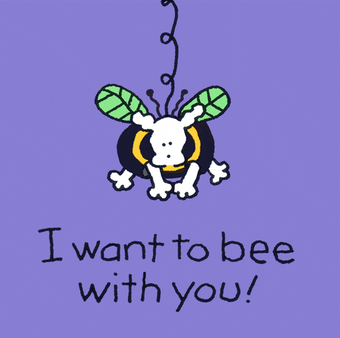I Love You Bee GIF by Chippy the Dog