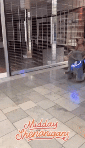 bff rolling mall ride or die shenanigans GIF