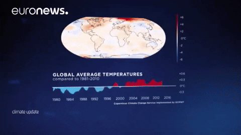 Climate Change Temperatures GIF by euronews