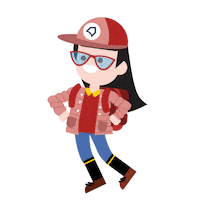 Girl Student Sticker by Geniebook