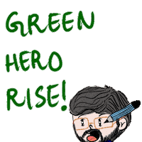 Vegan Hero Sticker