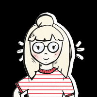 voteforpralka girl glasses blonde voteforpralka GIF