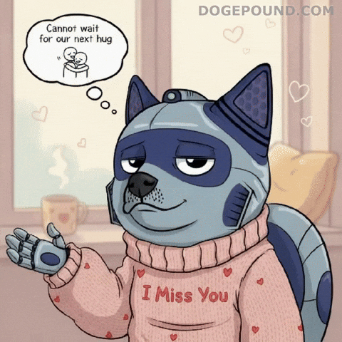 Miss You Love GIF by Doge Pound