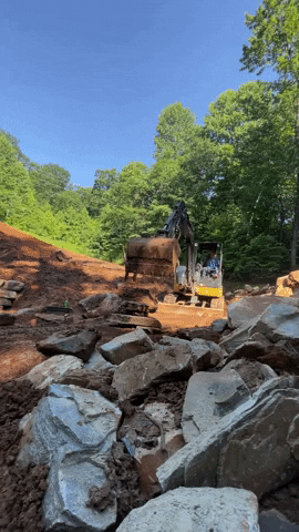 JCPropertyProfessionals stone jc property professionals heavy equipment excavator GIF