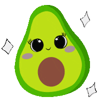 renathaoliveira comida fruit avocado fruta Sticker