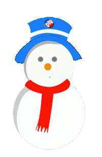snowman pupazzo Sticker by ASD Scacchi Catania
