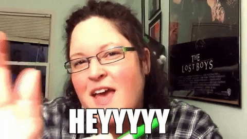 katcraigwriter giphygifmaker hello hi good morning GIF