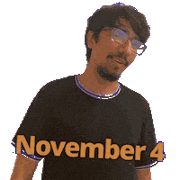 November 4 Sticker