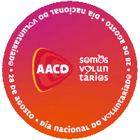 Volunteer Voluntario Sticker by AACD OFICIAL