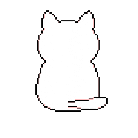 Cat Pixel Sticker