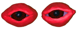 Awkward Evil Eye Sticker by JEREMY'S PLAYGROUND