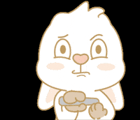 Bunny 看 GIF by EVANS艾特兔