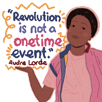 Black Lives Matter Quote Sticker by INTO ACTION