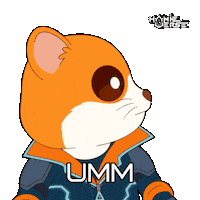 Confused Wait What Sticker by Hamieverse