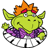 Keyboard Sonny Eclipse Sticker by Motley Kingdom