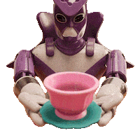 Serving Tea Time Sticker by TheTinies